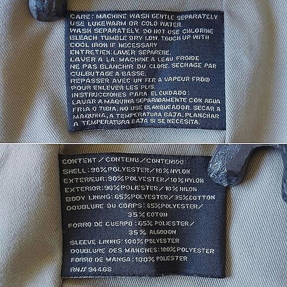 Vtg Liz Claiborne black zip front microfiber coach jacket - Picture 4 of 15